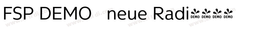 FSP DEMO   neue Radi字体转换